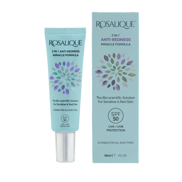Rosalique 3 in 1 Anti-Redness Miracle Formula SPF50 30ml